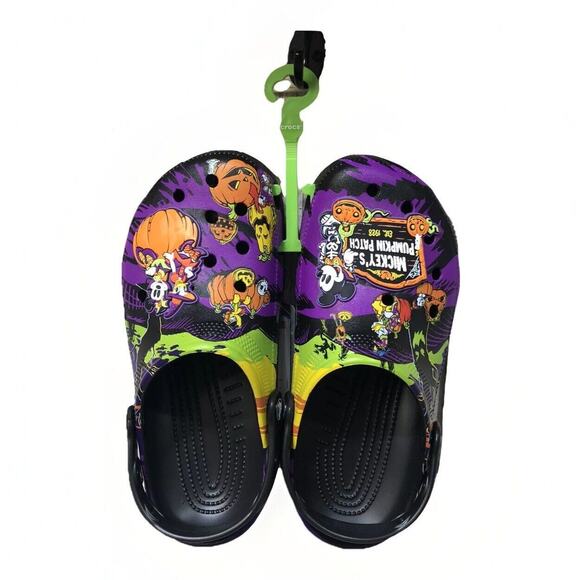 Disney Parks Halloween 2024 Mickey’s Pumpkin Patch Adult Clogs Crocs Size M7/W9 - Picture 3 of 9